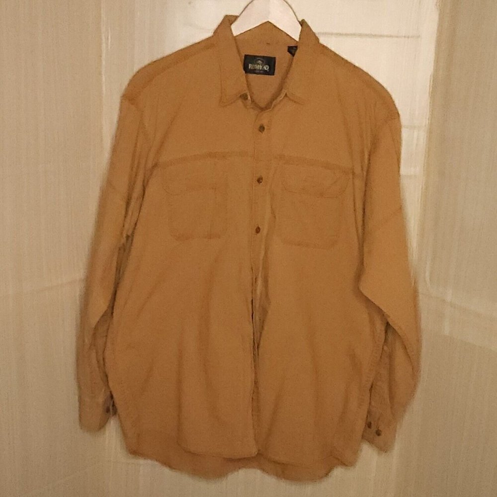 RedHead Orange Long Sleeve Button Down XL